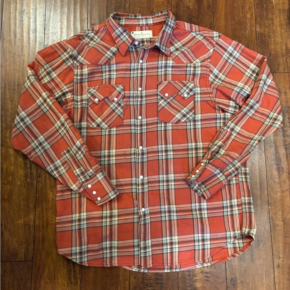 Imogene + Willie Sawtooth Pearl Shirt size XXL